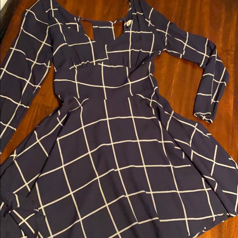Abercrombie & Fitch navy skater dress size XS/S